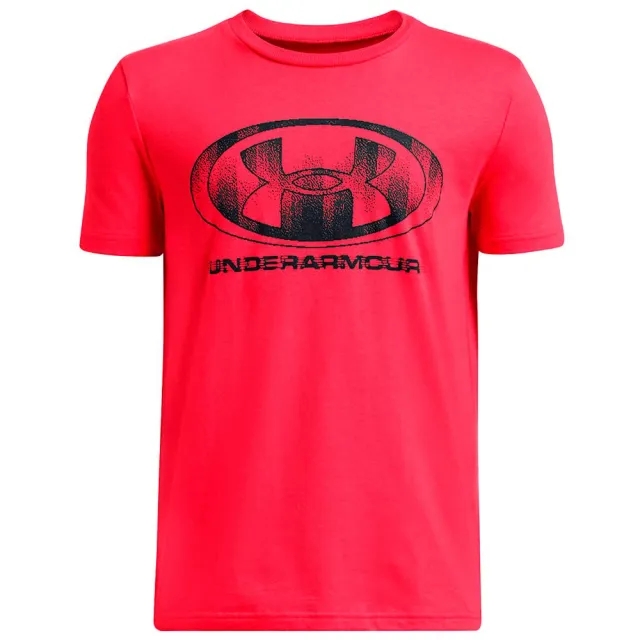 Boys'  Under Armour  Glitch Lockertag Short Sleeve Lava Red / Black YSM (50 - 54 in)