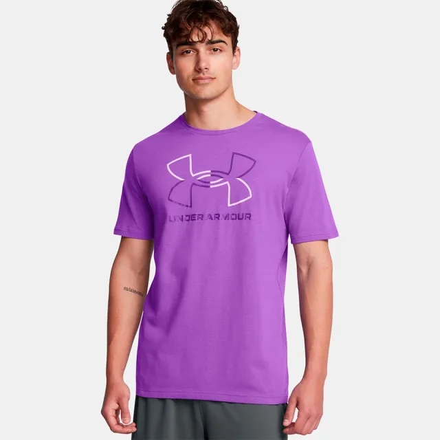Men's  Under Armour  Foundation Short Sleeve Lavish / Salt Purple XL