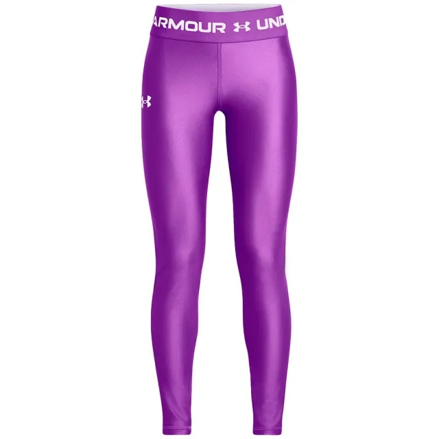 Under Armour Girls Armour Legging - Purple - Size M/G - Purple