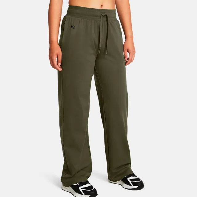 Women's  Under Armour  Motion Open Hem Pants Marine OD Green / Black M