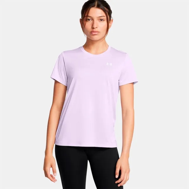Women's  Under Armour  Tech™ Twist Short Sleeve Salt Purple / White L