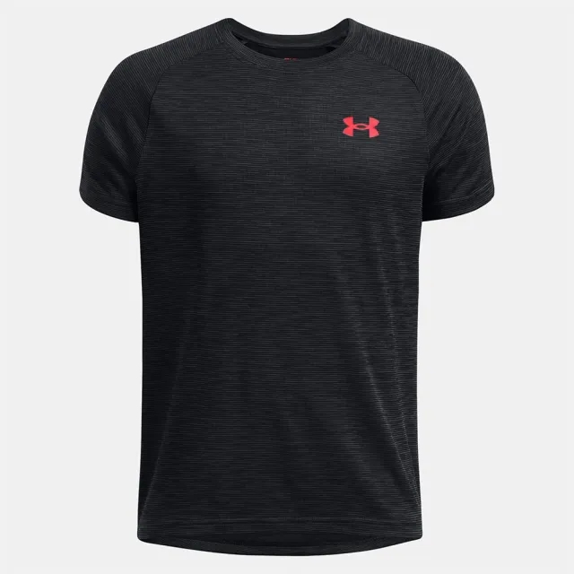 Under Armour Junior Tech Textured Short Sleeved T-Shirt - Red - Size XL/B - Red