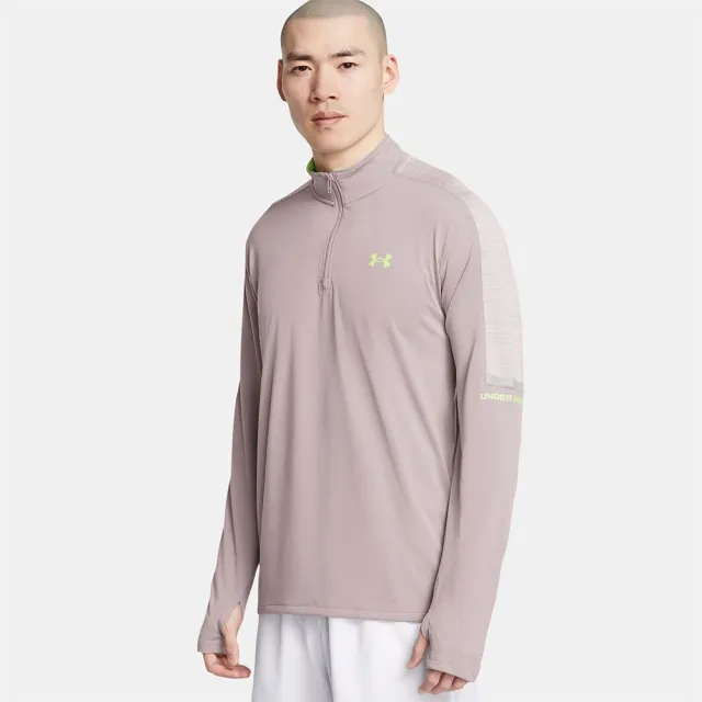 Men's  Under Armour  Tech™ ¼ Zip Tetra Gray / Tetra Gray / Morph Green S