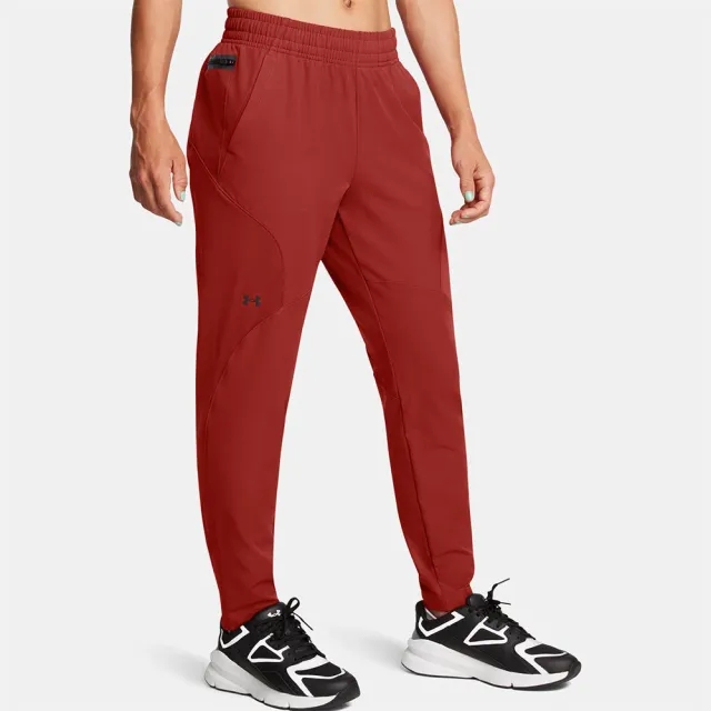 Women's  Under Armour  Unstoppable Hybrid Pants Earthen Orange / Black L