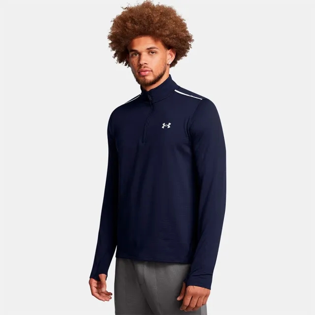 Men's  Under Armour  Vanish Cold Weather ¼ Zip Midnight Navy / Reflective L