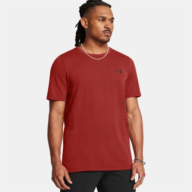 Men's  Under Armour  Vanish Seamless Short Sleeve Earthen Orange / Black M