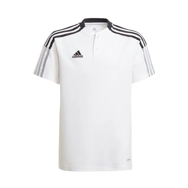 Adidas Tiro 21 Short Sleeve Polo  - White