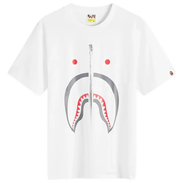 A Bathing Ape Women's Shark T-Shirt White