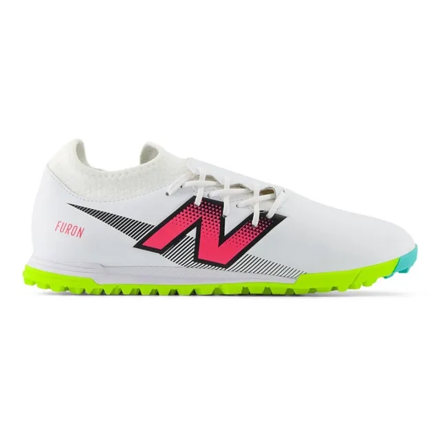 New Balance Furon V7 Dispatch Tf - White/Purple/Volt - ['White']