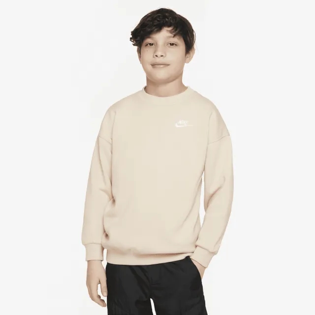 Nike Club Oversized Unisex Sweatshirts - Brown