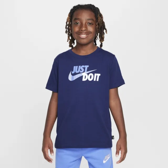 Tottenham Hotspur Just Do It T-Shirt (Navy) - Kids (Gray 14) 2024-2025 Size: Extra Large Made By: Nike