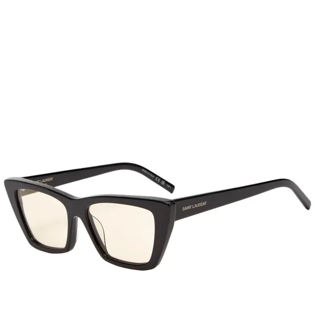 Saint Laurent Sunglasses Saint Laurent 276 Mica Sunglasses Black/Yellow
