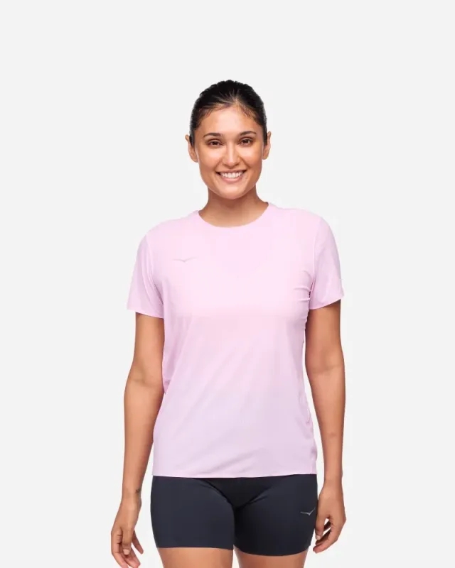 Hoka One One HOKA Women's Airolite Run Top in Pink Twilight