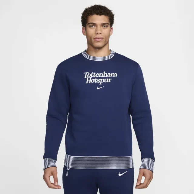 Tottenham Hotspur Club Men's Nike Football Crew-Neck Sweatshirt - Blue - Cotton/Polyester
