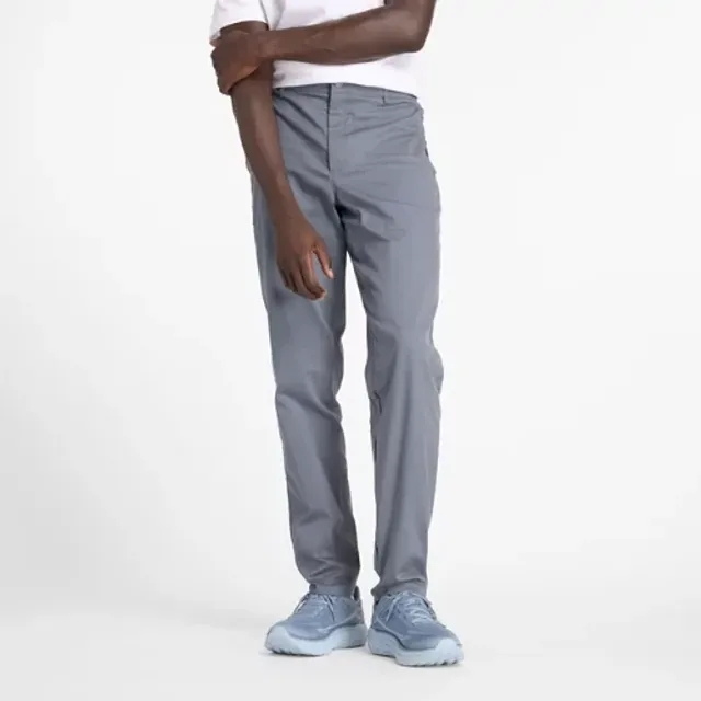 New Balance Men's Athletics Standard Tapered Pant 32 in Grey Cotton Twill