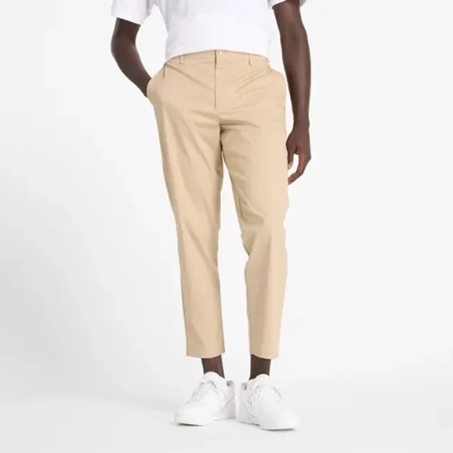 New Balance Men's Athletics Standard Tapered Pant 28 in Grey Cotton Twill