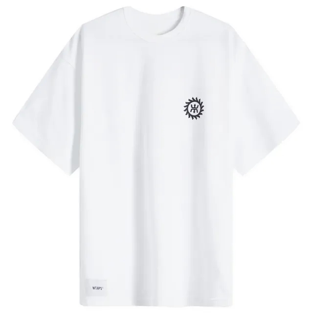 WTAPS Men's 27 Motif Printed T-Shirt White