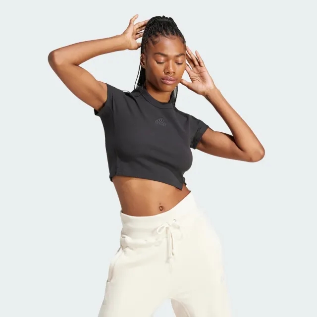 Adidas Lounge Rib Short Sleeve T-shirt