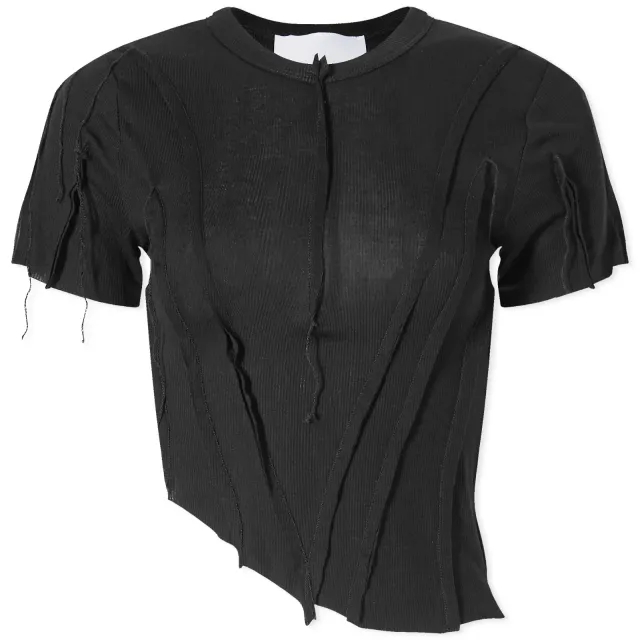 Sami Miro Vintage Women's Asymmetric T-Shirt Black