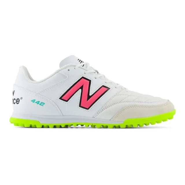 New Balance 442 2.0 Team Tf - White/Purple/Volt - ['White']