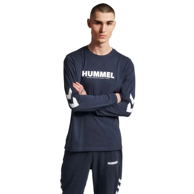 Hummel Legacy T-Shirt L/S - ['Blue']