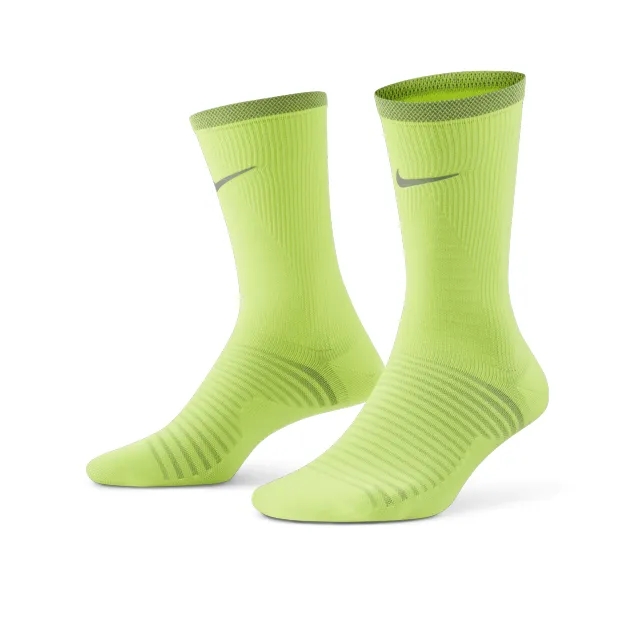 Nike Spark Lightweight Running Crew Socks - Yellow