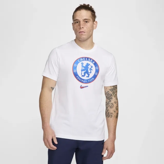 Nike - Chelsea Crest Tee White Official 2024 / 25