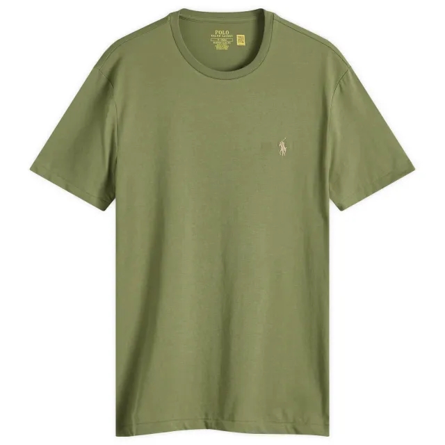 Polo Ralph Lauren  T-SHIRT AJUSTE EN COTON  men's T shirt in Kaki