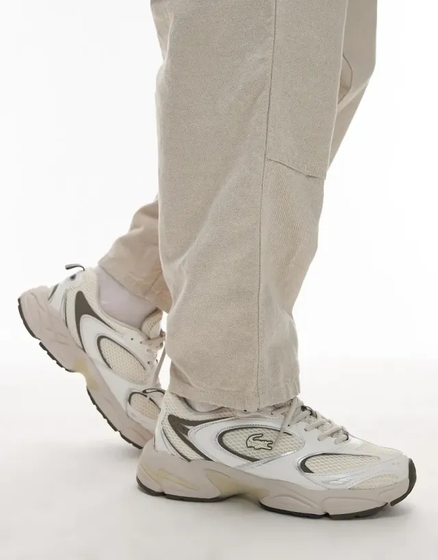 Lacoste Women's Storm 96 2K Sneakers - Off White / Khaki