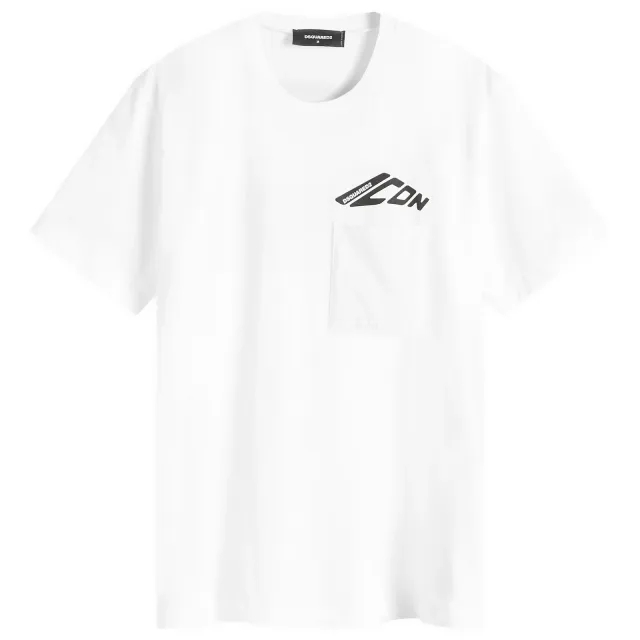 Dsquared2 Men's New ICON Pocket T-Shirt White