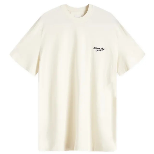 Givenchy Men's 1952 Logo T-Shirt Natural/Blue