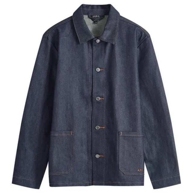 Asics A.P.C. Men's Kerlouan Denim Jacket Indigo