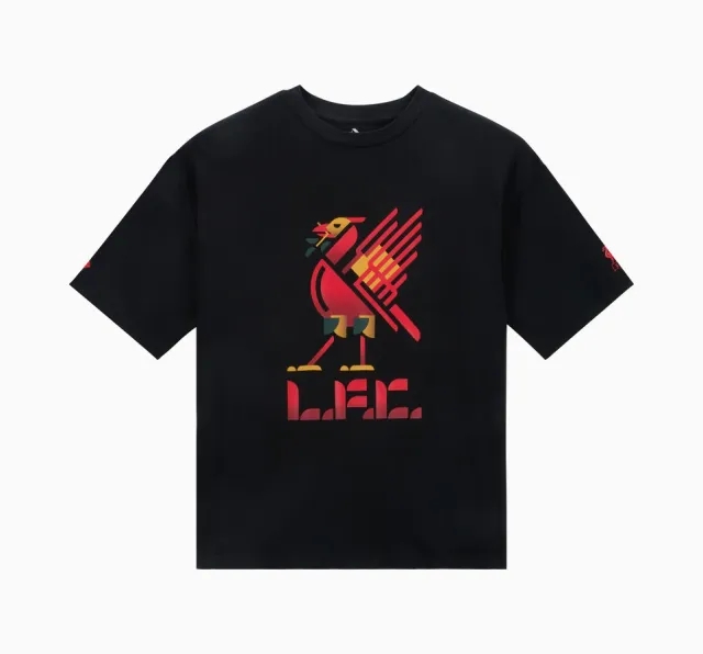 Converse Converse x Liverpool FC Liver Bird T-Shirt - Black