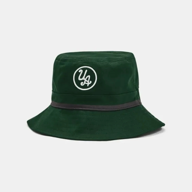 Unisex  Under Armour  Drive Bucket Hat Forest Green / White L/XL