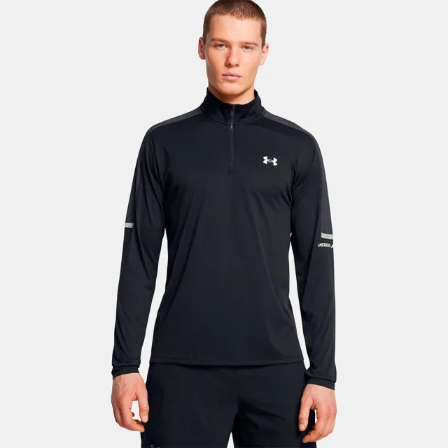 Men's  Under Armour  Tech™ ¼ Zip Black / Black / White 3XL