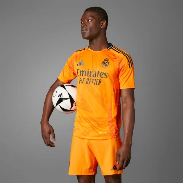 adidas Real Madrid Mens SS Player Issue Away Shirt 2024/25