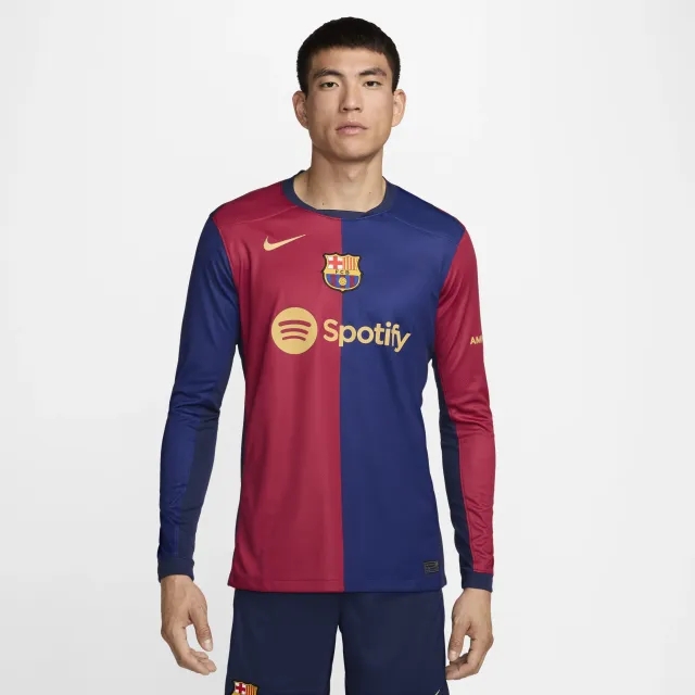 Nike Barcelona Mens LS Home Shirt 2024/25