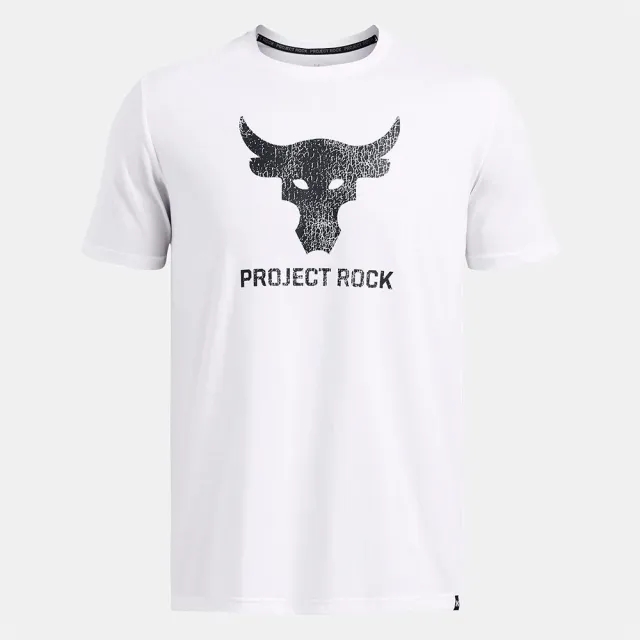 Under Armour Men's Project Rock Payoff Graphic Short Sleeve White / Black S