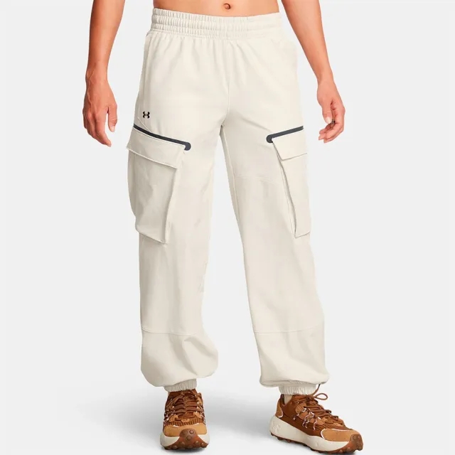 Women's  Under Armour  Unstoppable Cargo Pants Summit White / Black XXL