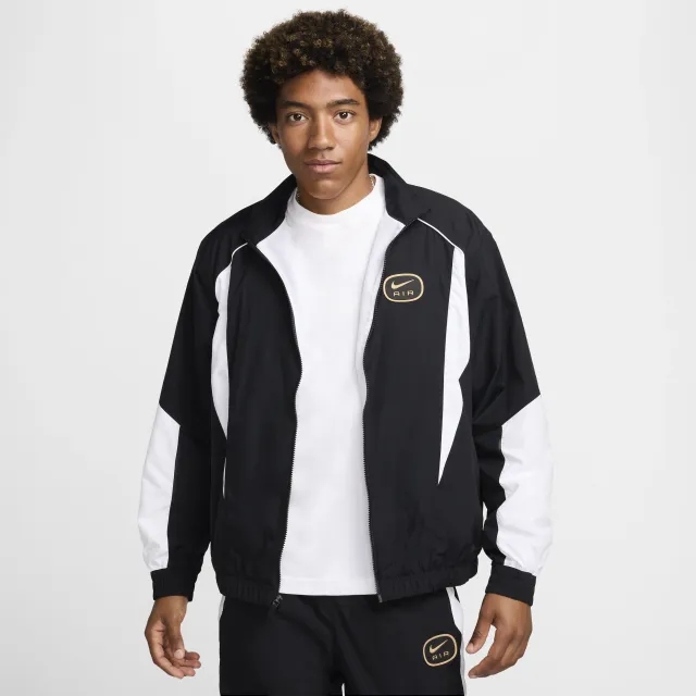 Nike Swoosh Air Woven Tracktop - Black - Size XL - Black