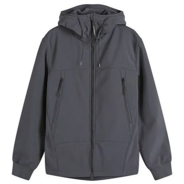 C.P. Company Men's C.P. Shell-R Goggle Jacket Black Sand