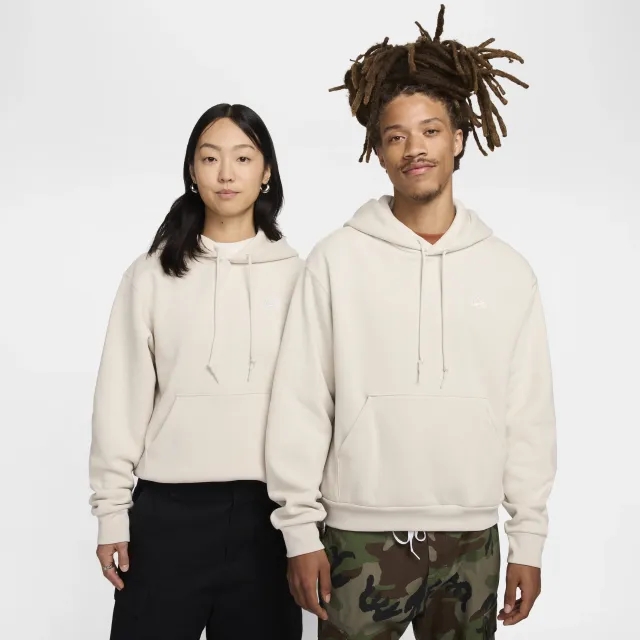 Nike Sb Essential Logo Hoodie In Sail-White