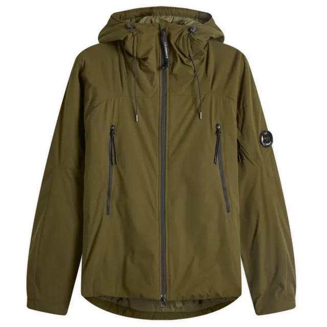 C.P. Company Men's Pro-Tek Padded Hooded Jacket Ivy Green