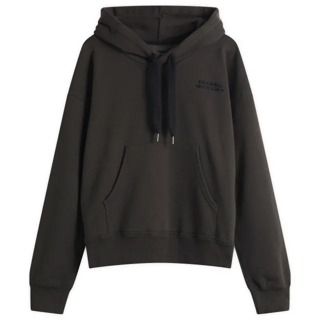 Isabel Marant Women's Sylla Logo Hoodie Faded Black