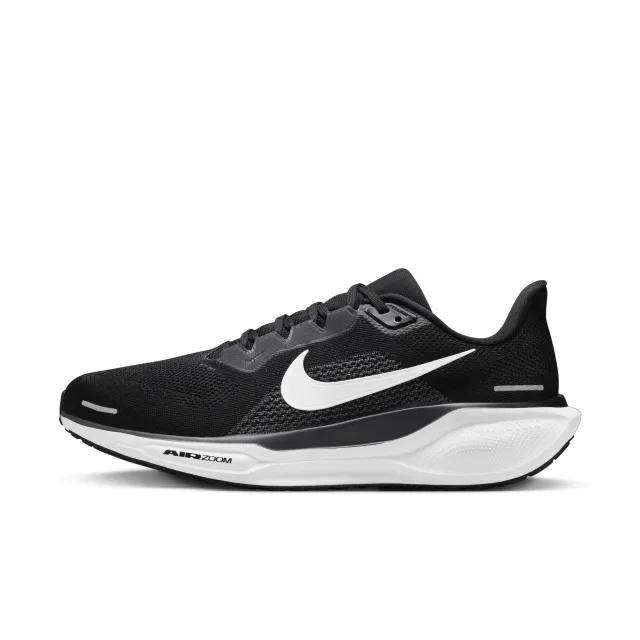 Nike Pegasus 41 Men's Road Running Shoes (Extra Wide) - Black - Recycled Content Minimum
