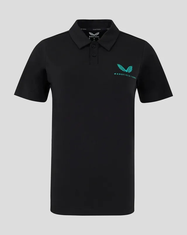 Castore Mansfield Women's 24/25 Travel Polo - Black