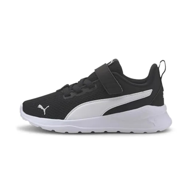 PUMA Anzarun Lite Kids' Trainers, Black/White