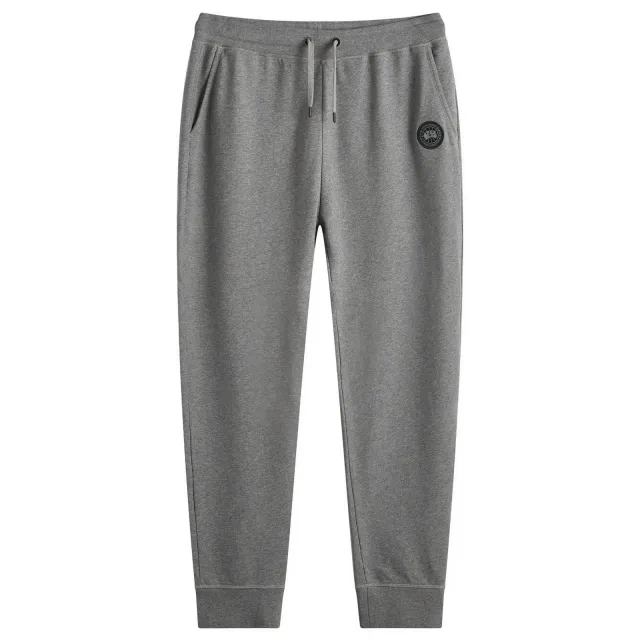 Canada Goose Men's Black Disc Huron Pants Stone Heather