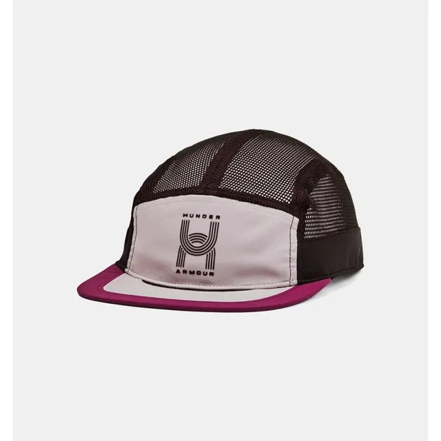 Men's  Under Armour  Launch Camper Hat Tetra Gray / Purple Gemini / Black OSFM