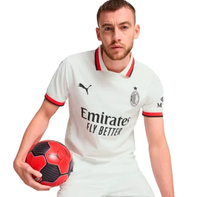 Puma AC Milan Mens SS Player Issue Away Shirt 2024/25